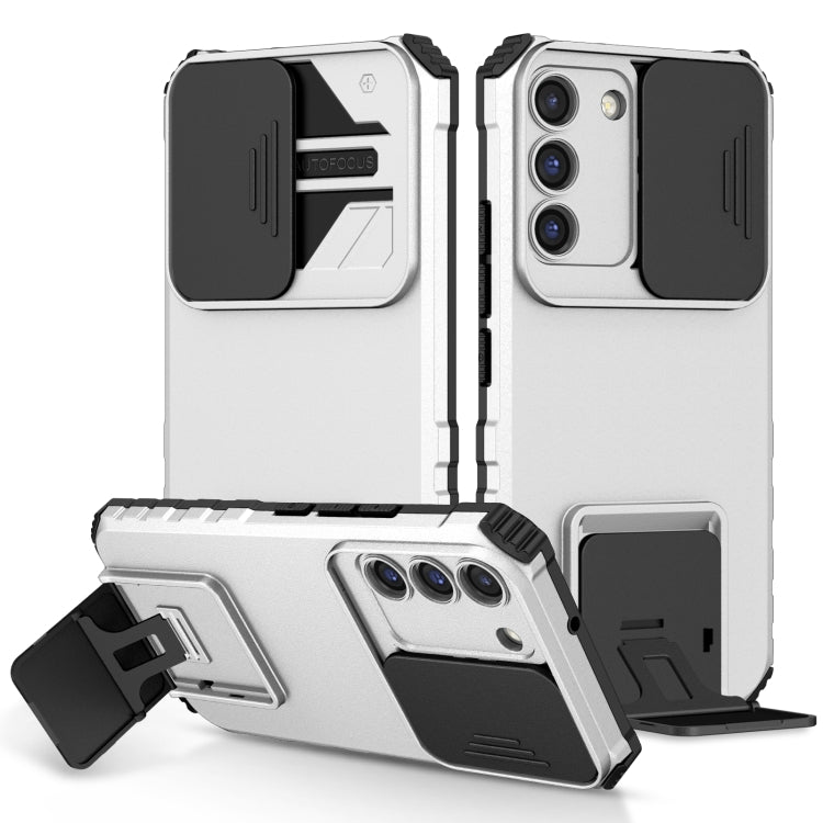 Stereoscopic Holder Sliding Camshield Phone Case, For Samsung Galaxy S22 5G, For Samsung Galaxy A52 5G, For Samsung Galaxy A05, For Samsung Galaxy A05s, For Samsung Galaxy A15 5G, For Samsung Galaxy S24 5G