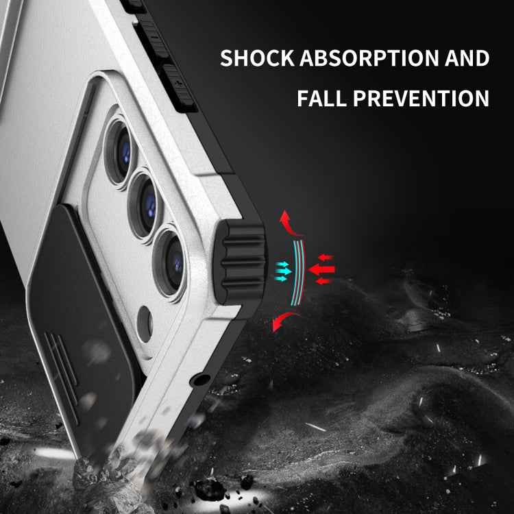 Stereoscopic Holder Sliding Camshield Phone Case, For Samsung Galaxy S22 5G, For Samsung Galaxy A52 5G, For Samsung Galaxy A05, For Samsung Galaxy A05s, For Samsung Galaxy A15 5G, For Samsung Galaxy S24 5G
