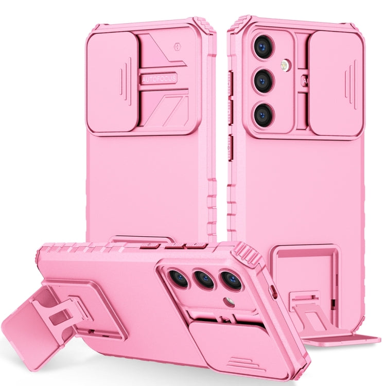 Stereoscopic Holder Sliding Camshield Phone Case, For Samsung Galaxy S22 5G, For Samsung Galaxy A52 5G, For Samsung Galaxy A05, For Samsung Galaxy A05s, For Samsung Galaxy A15 5G, For Samsung Galaxy S24 5G