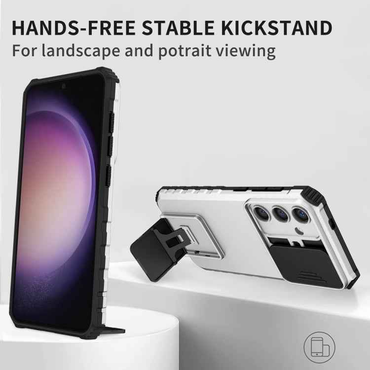 Stereoscopic Holder Sliding Camshield Phone Case