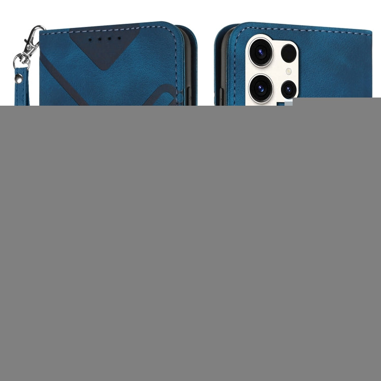 Line Pattern Skin Feel Leather Phone Case, For Samsung Galaxy A55, For Samsung Galaxy A35, For Samsung Galaxy A24 4G, For Samsung Galaxy A14 4G, For Samsung Galaxy A34 5G, For Samsung Galaxy A54 5G, For Samsung Galaxy A04e, For Samsung Galaxy S23 Ultra 5G