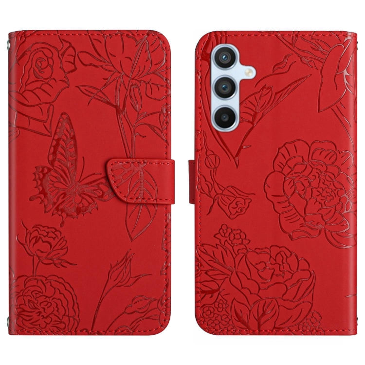HT03 Skin Feel Butterfly Embossed Flip Leather Phone Case, For OPPO A80 EU / A3 Pro Global, For OPPO A3 Pro 5G India, For OPPO K12x 5G Global, For OPPO A60 4G, For OPPO Reno11 F 5G/F25 Pro 5G, For OPPO A18 / A38 4G, For OPPO A58 4G, For OPPO Reno10 Pro...