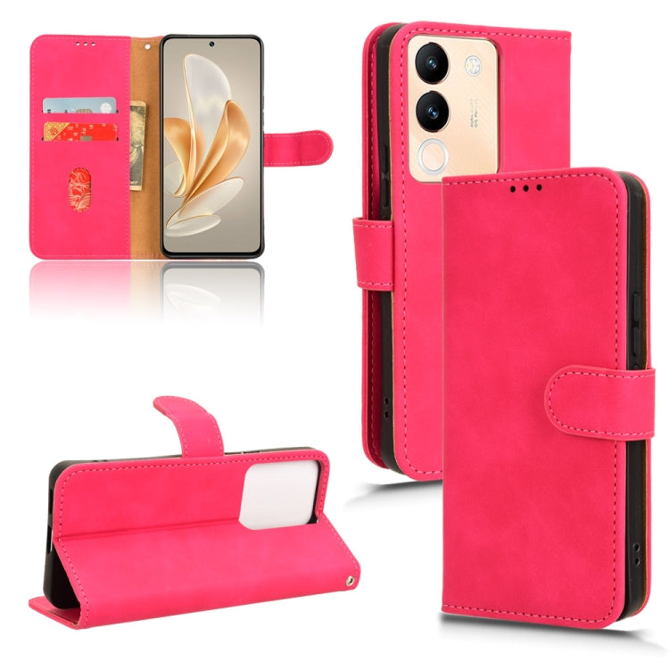Skin Feel Magnetic Flip Leather Phone Case, For vivo iQOO 12, For vivo Y17s 4G, For vivo iQOO Z8, For vivo V29e 5G, For vivo S17 5G, For vivo Y100 5G