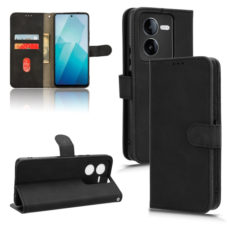 Skin Feel Magnetic Flip Leather Phone Case, For vivo iQOO 12, For vivo Y17s 4G, For vivo iQOO Z8, For vivo V29e 5G, For vivo S17 5G, For vivo Y100 5G