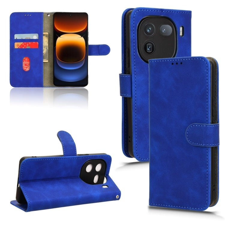 Skin Feel Magnetic Flip Leather Phone Case, For vivo iQOO 12, For vivo Y17s 4G, For vivo iQOO Z8, For vivo V29e 5G, For vivo S17 5G, For vivo Y100 5G