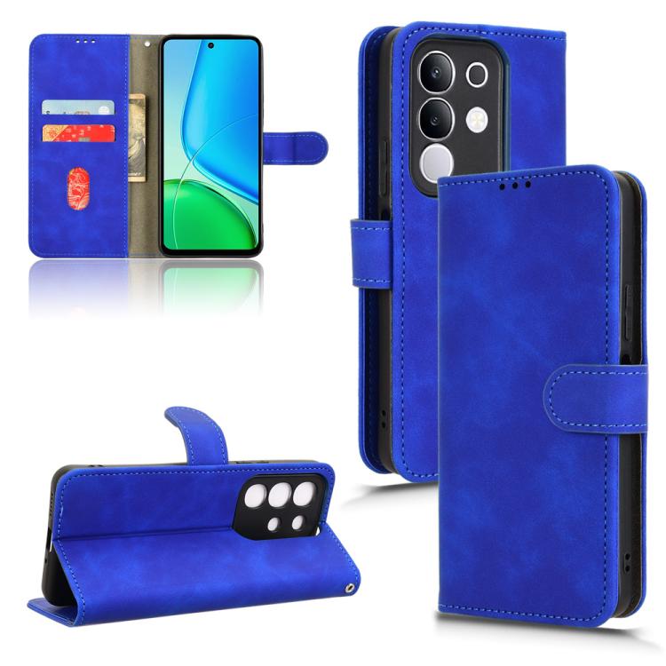 Skin Feel Magnetic Flip Leather Phone Case