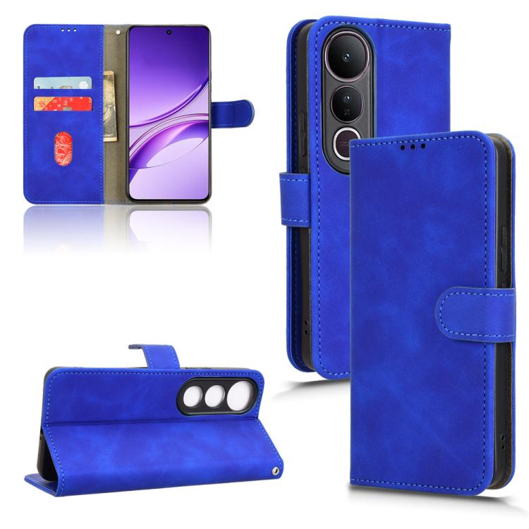 Skin Feel Magnetic Flip Leather Phone Case