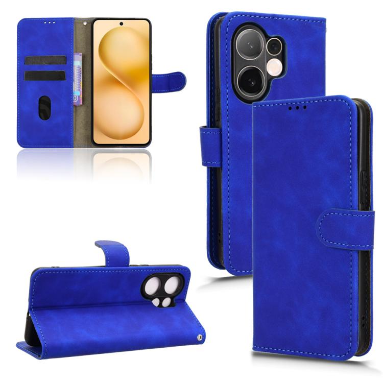 Skin Feel Magnetic Flip Leather Phone Case