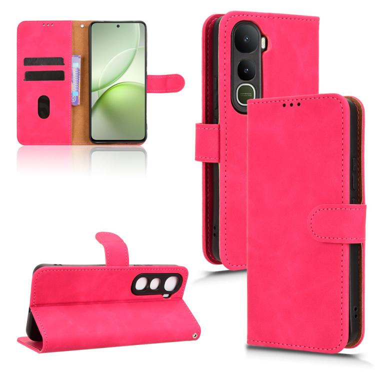 Skin Feel Magnetic Flip Leather Phone Case
