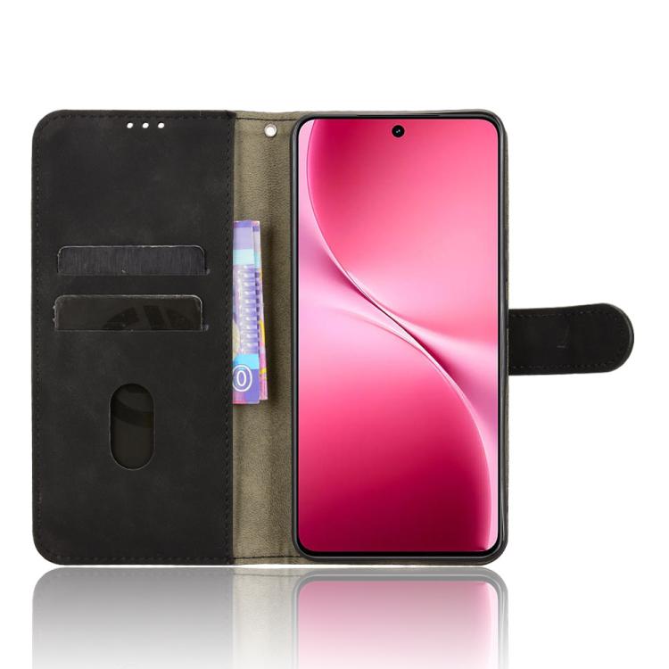 Skin Feel Magnetic Flip Leather Phone Case