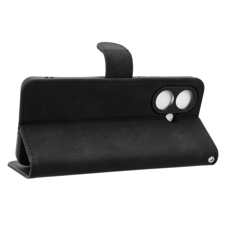 Skin Feel Magnetic Flip Leather Phone Case