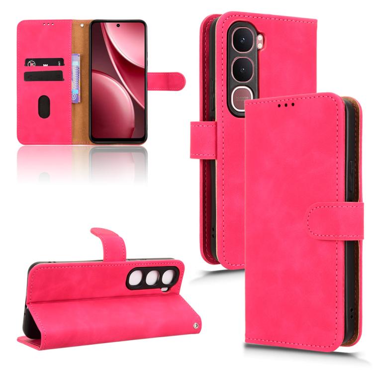 Skin Feel Magnetic Flip Leather Phone Case
