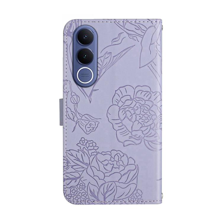 HT03 Skin Feel Butterfly Embossed Flip Leather Phone Case, For vivo V70 FE 5G, For vivo V70 5G Global / V70 Elite 5G, For vivo V60 Lite 5G, For vivo V60 5G, For vivo Y39 5G Global, For vivo V50 Lite 5G, For vivo Y04 4G / Y29s 5G, For vivo Y29 4G Global...