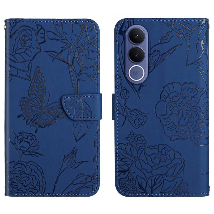 HT03 Skin Feel Butterfly Embossed Flip Leather Phone Case, For vivo V70 FE 5G, For vivo V70 5G Global / V70 Elite 5G, For vivo V60 Lite 5G, For vivo V60 5G, For vivo Y39 5G Global, For vivo V50 Lite 5G, For vivo Y04 4G / Y29s 5G, For vivo Y29 4G Global...