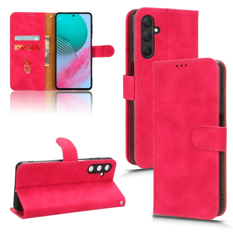 Skin Feel Magnetic Flip Leather Phone Case, For Samsung Galaxy A05 4G, For Samsung Galaxy A05s 4G, For Samsung Galaxy M34 5G, For Samsung Galaxy A25 5G, For Samsung Galaxy S23 FE 5G, For Samsung Galaxy M54 5G