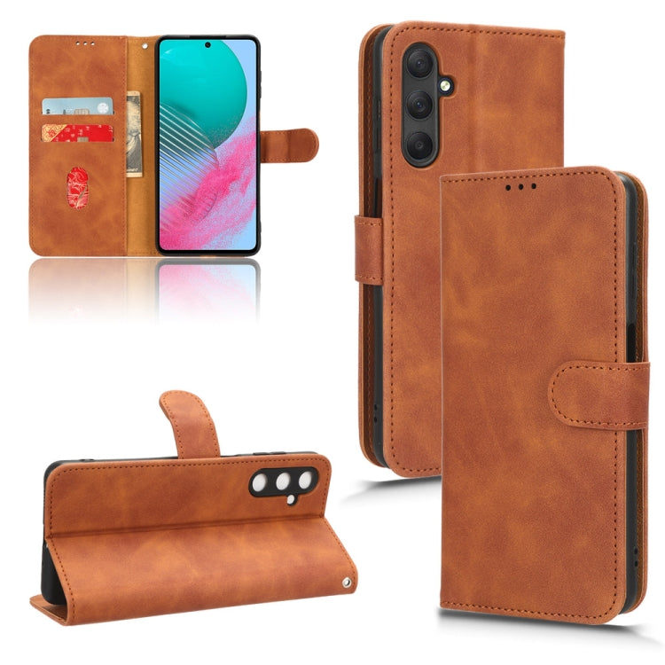Skin Feel Magnetic Flip Leather Phone Case, For Samsung Galaxy A05 4G, For Samsung Galaxy A05s 4G, For Samsung Galaxy M34 5G, For Samsung Galaxy A25 5G, For Samsung Galaxy S23 FE 5G, For Samsung Galaxy M54 5G