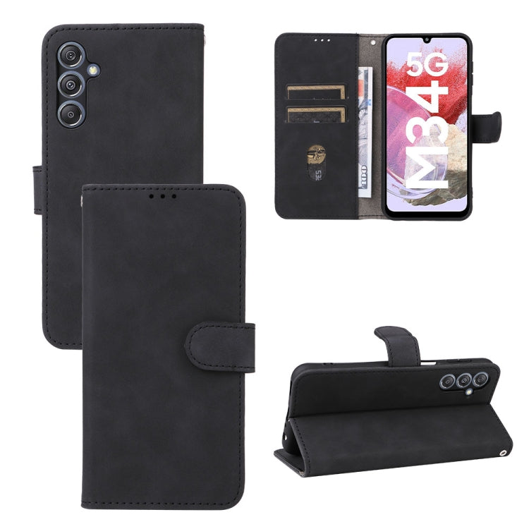 Skin Feel Magnetic Flip Leather Phone Case, For Samsung Galaxy A05 4G, For Samsung Galaxy A05s 4G, For Samsung Galaxy M34 5G, For Samsung Galaxy A25 5G, For Samsung Galaxy S23 FE 5G, For Samsung Galaxy M54 5G