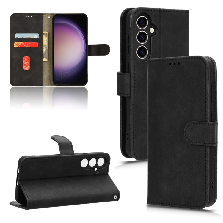 Skin Feel Magnetic Flip Leather Phone Case, For Samsung Galaxy A05 4G, For Samsung Galaxy A05s 4G, For Samsung Galaxy M34 5G, For Samsung Galaxy A25 5G, For Samsung Galaxy S23 FE 5G, For Samsung Galaxy M54 5G