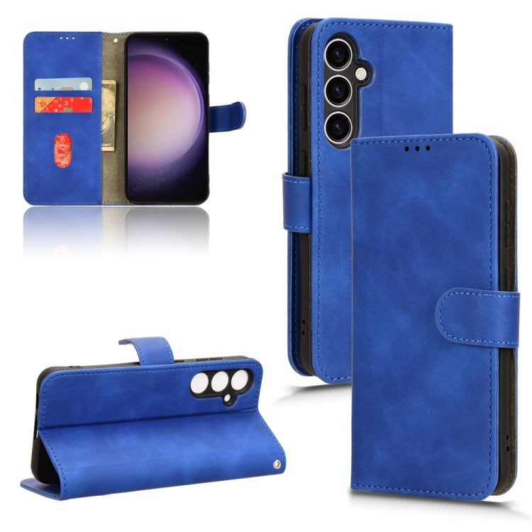 Skin Feel Magnetic Flip Leather Phone Case, For Samsung Galaxy A05 4G, For Samsung Galaxy A05s 4G, For Samsung Galaxy M34 5G, For Samsung Galaxy A25 5G, For Samsung Galaxy S23 FE 5G, For Samsung Galaxy M54 5G