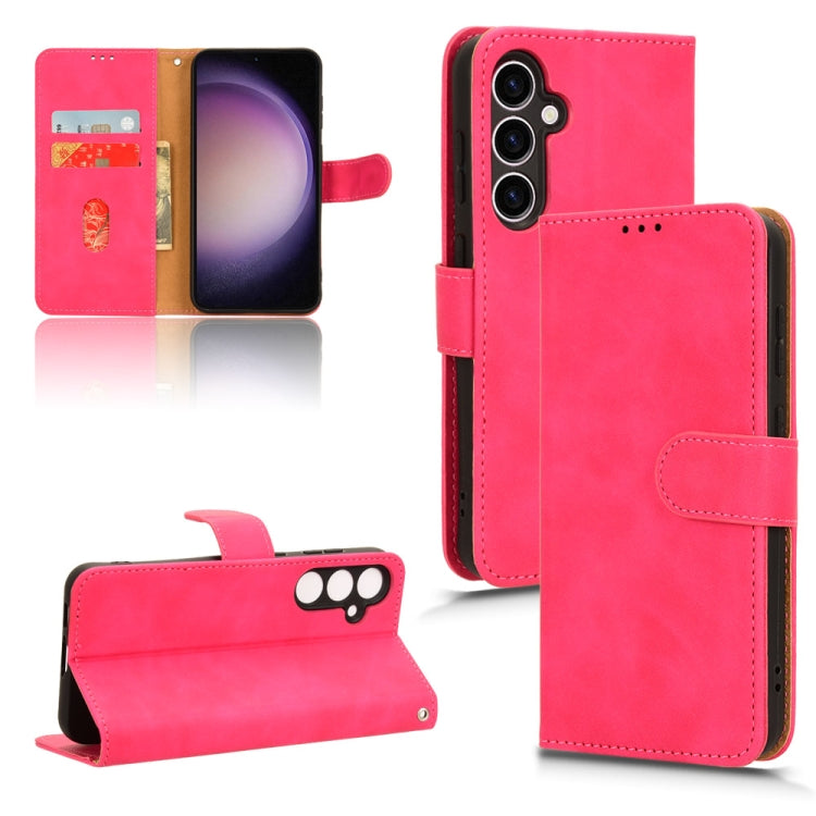 Skin Feel Magnetic Flip Leather Phone Case, For Samsung Galaxy A05 4G, For Samsung Galaxy A05s 4G, For Samsung Galaxy M34 5G, For Samsung Galaxy A25 5G, For Samsung Galaxy S23 FE 5G, For Samsung Galaxy M54 5G