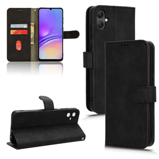 Skin Feel Magnetic Flip Leather Phone Case