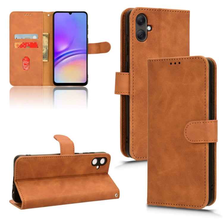Skin Feel Magnetic Flip Leather Phone Case, For Samsung Galaxy A05 4G, For Samsung Galaxy A05s 4G, For Samsung Galaxy M34 5G, For Samsung Galaxy A25 5G, For Samsung Galaxy S23 FE 5G, For Samsung Galaxy M54 5G
