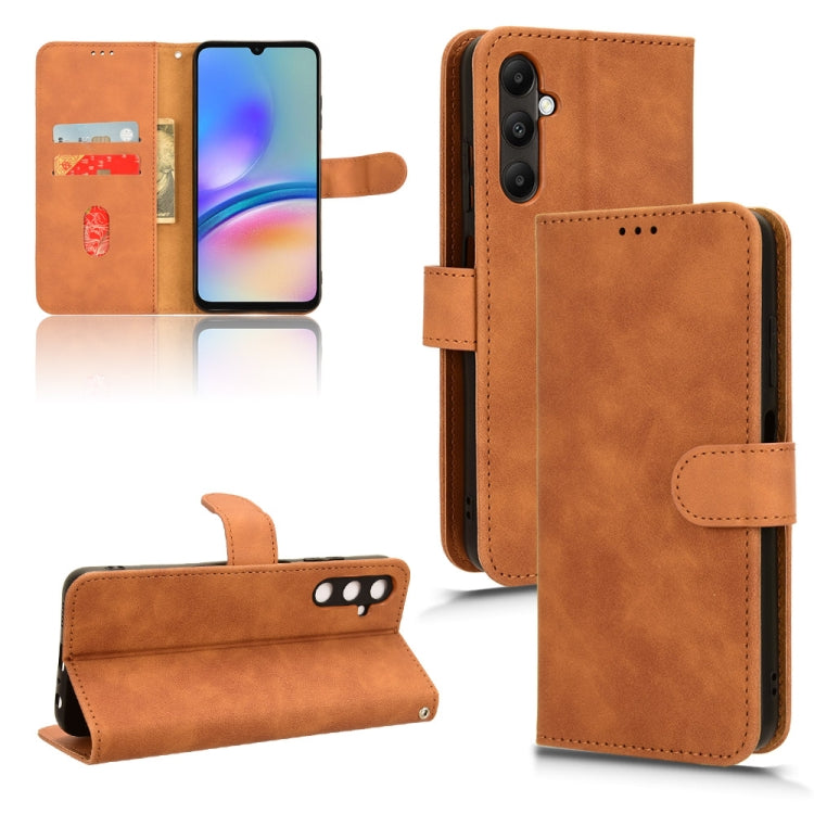 Skin Feel Magnetic Flip Leather Phone Case, For Samsung Galaxy A05 4G, For Samsung Galaxy A05s 4G, For Samsung Galaxy M34 5G, For Samsung Galaxy A25 5G, For Samsung Galaxy S23 FE 5G, For Samsung Galaxy M54 5G