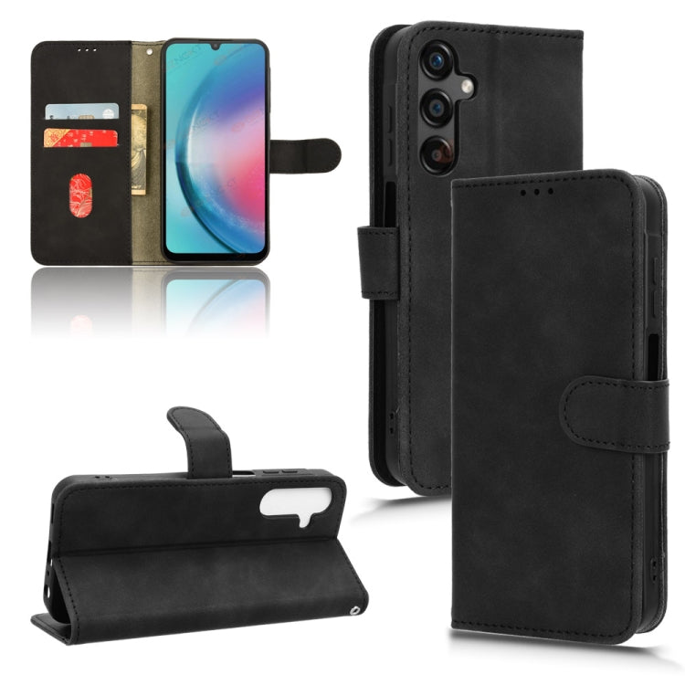 Skin Feel Magnetic Flip Leather Phone Case, For Samsung Galaxy A05 4G, For Samsung Galaxy A05s 4G, For Samsung Galaxy M34 5G, For Samsung Galaxy A25 5G, For Samsung Galaxy S23 FE 5G, For Samsung Galaxy M54 5G