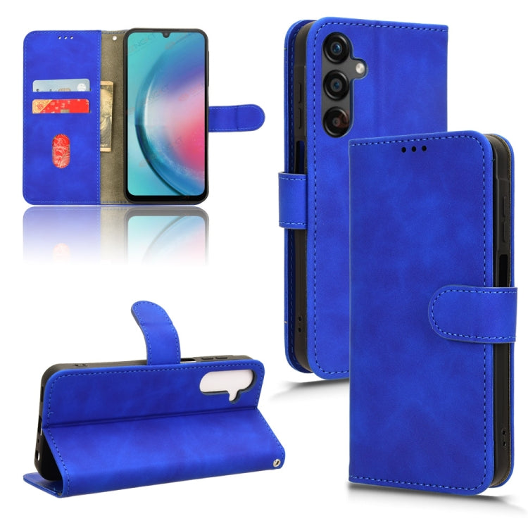 Skin Feel Magnetic Flip Leather Phone Case, For Samsung Galaxy A05 4G, For Samsung Galaxy A05s 4G, For Samsung Galaxy M34 5G, For Samsung Galaxy A25 5G, For Samsung Galaxy S23 FE 5G, For Samsung Galaxy M54 5G