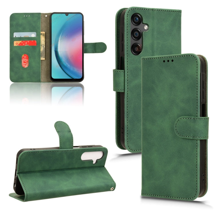 Skin Feel Magnetic Flip Leather Phone Case, For Samsung Galaxy A05 4G, For Samsung Galaxy A05s 4G, For Samsung Galaxy M34 5G, For Samsung Galaxy A25 5G, For Samsung Galaxy S23 FE 5G, For Samsung Galaxy M54 5G