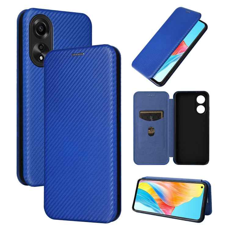 Carbon Fiber Texture Flip Leather Phone Case