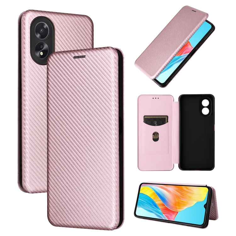 Carbon Fiber Texture Flip Leather Phone Case, For OPPO Find X7 Ultra, For OPPO A38 4G Global, For OPPO A78 4G, For OPPO A1 5G, For OPPO Find X8 Pro, For OPPO A79 5G