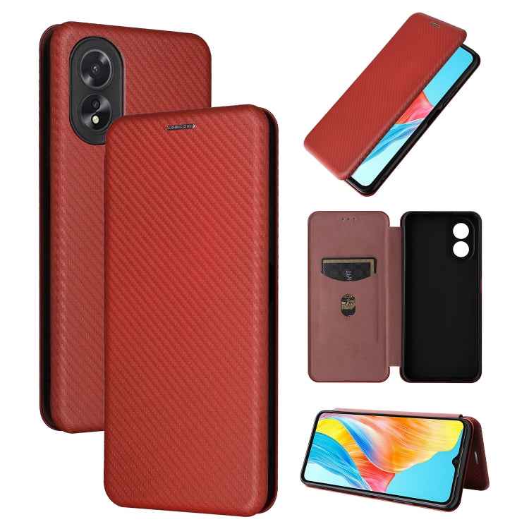 Carbon Fiber Texture Flip Leather Phone Case
