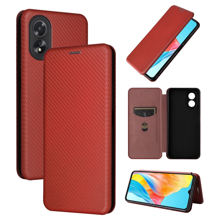 Carbon Fiber Texture Flip Leather Phone Case, For OPPO A38 4G Global, For OPPO A78 4G, For OPPO A1 5G, For OPPO Find X8 Pro, For OPPO A79 5G