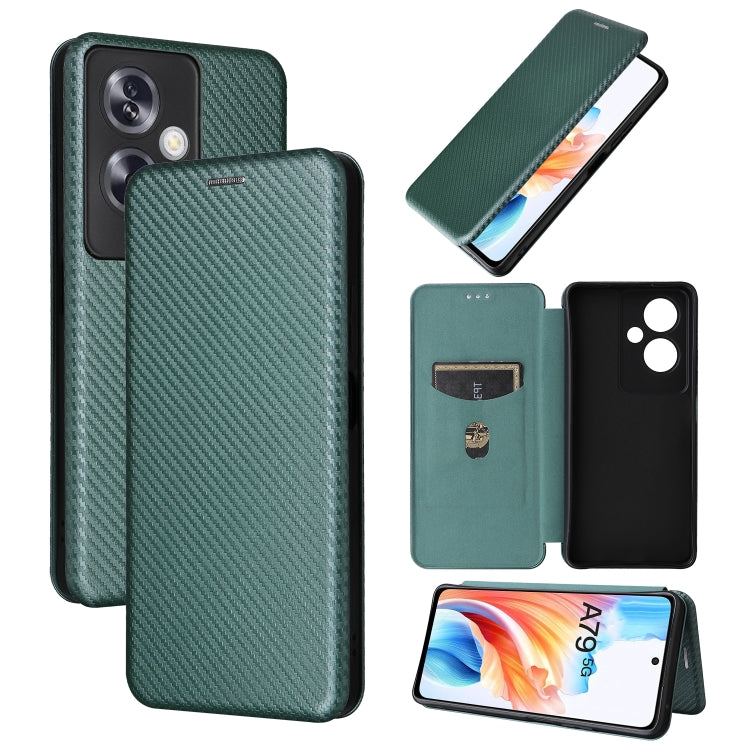 Carbon Fiber Texture Flip Leather Phone Case, For OPPO A78 4G, For OPPO A1 5G, For OPPO Find X8 Pro, For OPPO A79 5G