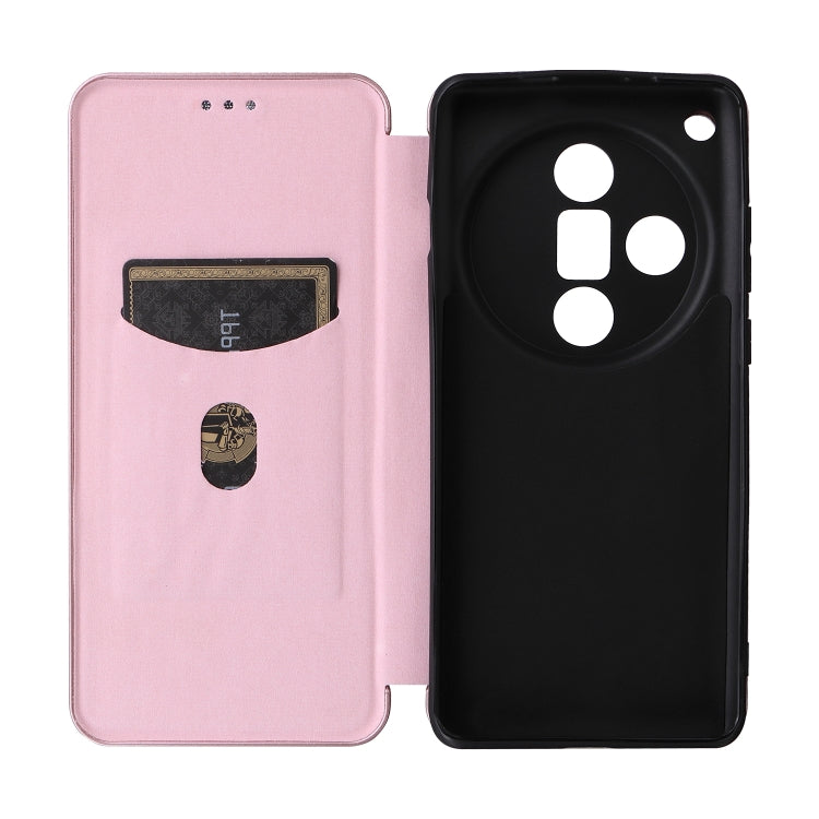 Carbon Fiber Texture Flip Leather Phone Case