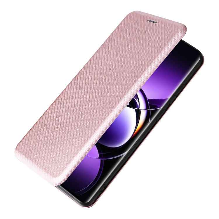 Carbon Fiber Texture Flip Leather Phone Case