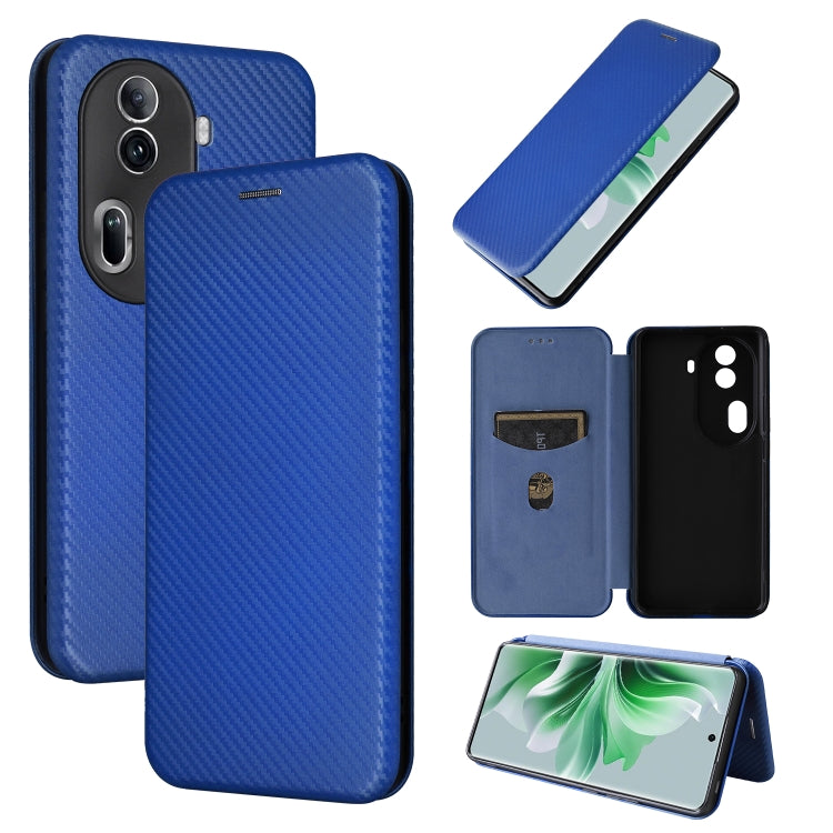 Carbon Fiber Texture Flip Leather Phone Case, For OPPO Reno11 F 5G, For OPPO Reno11 Pro Global, For OPPO Find X7 Ultra, For OPPO A38 4G Global, For OPPO A78 4G, For OPPO A1 5G, For OPPO Find X8 Pro, For OPPO A79 5G