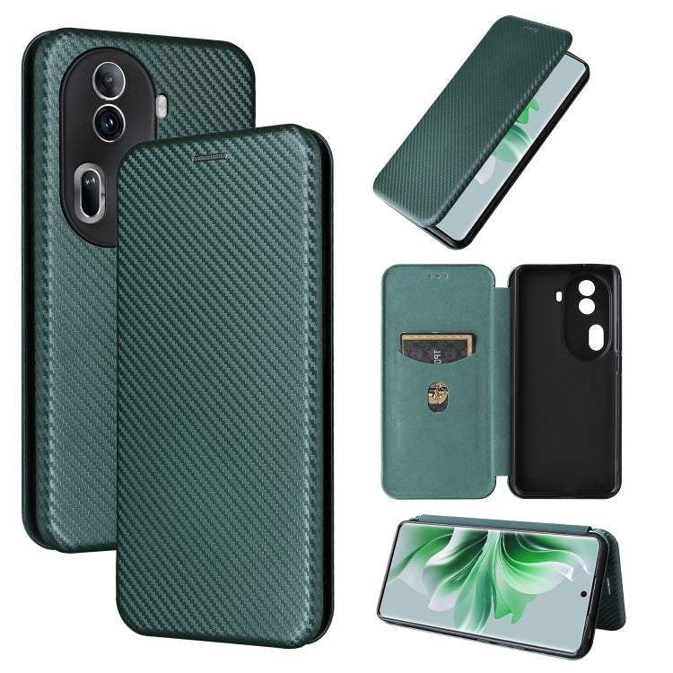 Carbon Fiber Texture Flip Leather Phone Case, For OPPO Reno11 F 5G, For OPPO Reno11 Pro Global, For OPPO Find X7 Ultra, For OPPO A38 4G Global, For OPPO A78 4G, For OPPO A1 5G, For OPPO Find X8 Pro, For OPPO A79 5G
