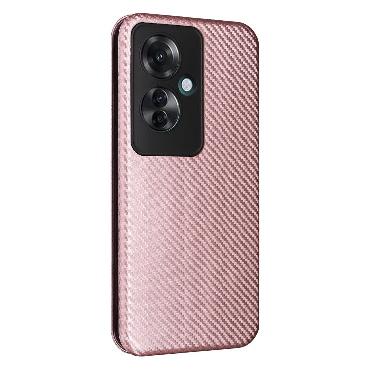 Carbon Fiber Texture Flip Leather Phone Case, For OPPO Reno11 F 5G, For OPPO Reno11 Pro Global, For OPPO Find X7 Ultra, For OPPO A38 4G Global, For OPPO A78 4G, For OPPO A1 5G, For OPPO Find X8 Pro, For OPPO A79 5G