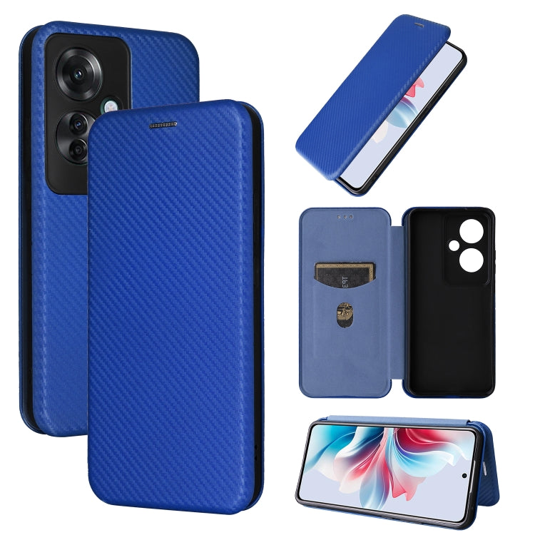 Carbon Fiber Texture Flip Leather Phone Case, For OPPO Reno11 F 5G, For OPPO Reno11 Pro Global, For OPPO Find X7 Ultra, For OPPO A38 4G Global, For OPPO A78 4G, For OPPO A1 5G, For OPPO Find X8 Pro, For OPPO A79 5G