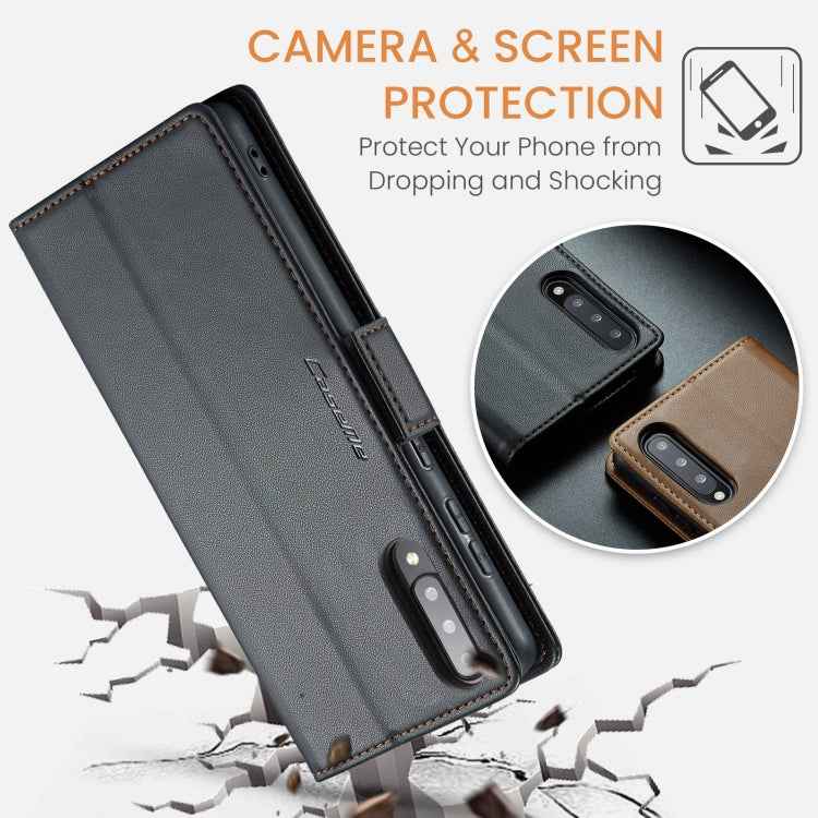 CaseMe 023 Butterfly Buckle Litchi Texture RFID Anti-theft Leather Phone Case, For Samsung Galaxy A70/A70s, For Samsung Galaxy A20/A30/M10s, For Samsung Galaxy A30s / A50s / A50, For Samsung Galaxy Note10+, For Samsung Galaxy A40, For Samsung Galaxy S1...