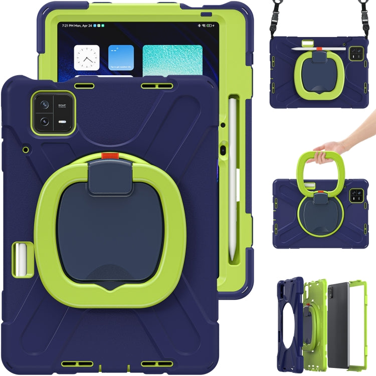 Silicone Hybrid PC Tablet Case with Holder & Shoulder Strap