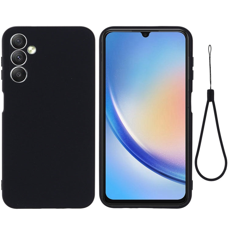 Pure Color Liquid Silicone Shockproof Phone Case, For Samsung Galaxy M54 5G / F54 5G, For Samsung Galaxy A25 5G, For Samsung Galaxy F14 5G