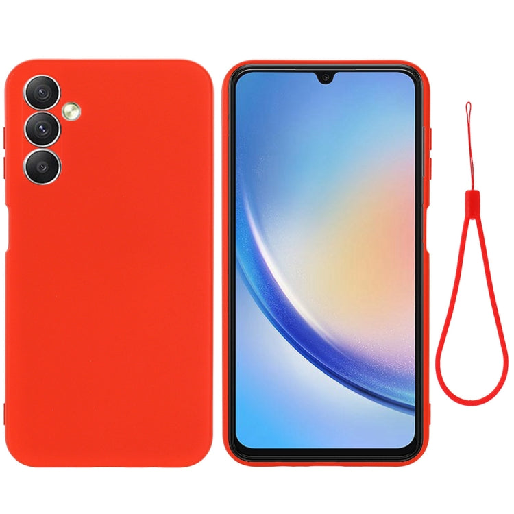 Pure Color Liquid Silicone Shockproof Phone Case, For Samsung Galaxy M54 5G / F54 5G, For Samsung Galaxy A25 5G, For Samsung Galaxy F14 5G