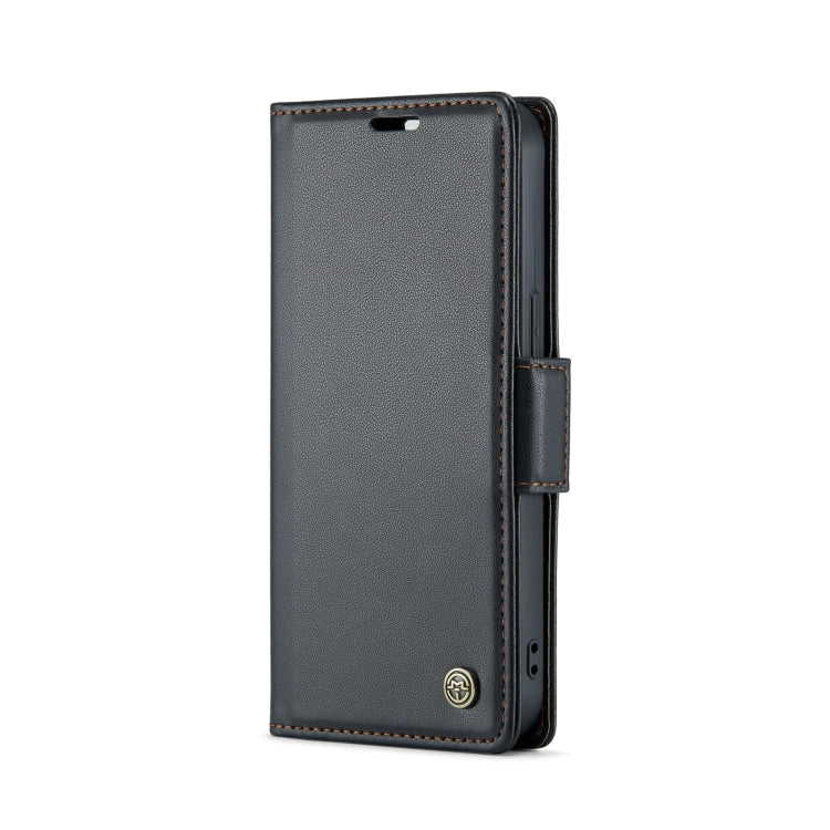 CaseMe 023 Butterfly Buckle Litchi Texture RFID Anti-theft Leather Phone Case, For iPhone 14, For iPhone 15 Pro Max, For iPhone 15 Pro, For iPhone 14 Plus, For iPhone 15 Plus, For iPhone 14 Pro, For iPhone 15, For iPhone 14 Pro Max