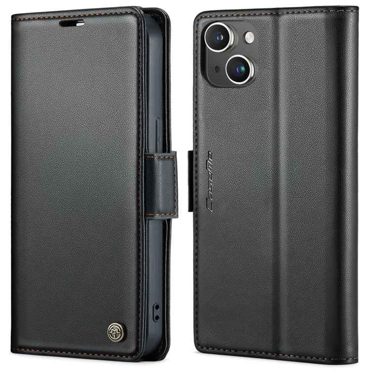 CaseMe 023 Butterfly Buckle Litchi Texture RFID Anti-theft Leather Phone Case, For iPhone 13, For iPhone 13 mini, For iPhone 13 Pro, For iPhone 13 Pro Max, For iPhone 12 / 12 Pro, For iPhone 12 Pro Max, For iPhone 12 mini, For iPhone 11