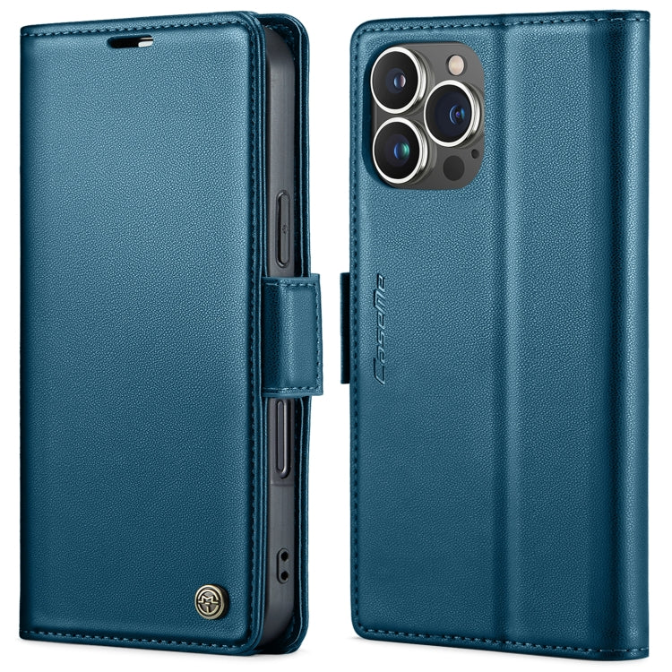 CaseMe 023 Butterfly Buckle Litchi Texture RFID Anti-theft Leather Phone Case, For iPhone 15 Pro Max, For iPhone 14, For iPhone 14 Plus, For iPhone 15 Pro, For iPhone 15 Plus, For iPhone 14 Pro, For iPhone 14 Pro Max, For iPhone 15