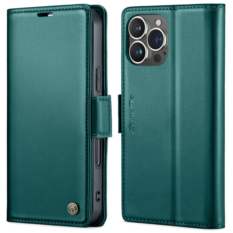 CaseMe 023 Butterfly Buckle Litchi Texture RFID Anti-theft Leather Phone Case, For iPhone 15 Pro Max, For iPhone 14, For iPhone 14 Plus, For iPhone 15 Pro, For iPhone 15 Plus, For iPhone 14 Pro, For iPhone 14 Pro Max, For iPhone 15