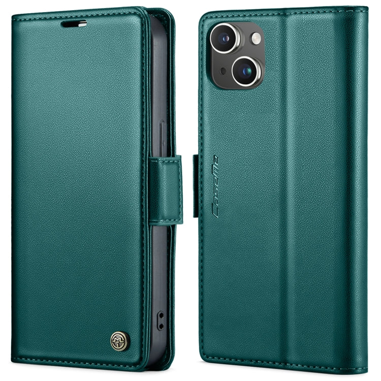 CaseMe 023 Butterfly Buckle Litchi Texture RFID Anti-theft Leather Phone Case, For iPhone 15 Pro Max, For iPhone 14, For iPhone 14 Plus, For iPhone 15 Pro, For iPhone 15 Plus, For iPhone 14 Pro, For iPhone 14 Pro Max, For iPhone 15